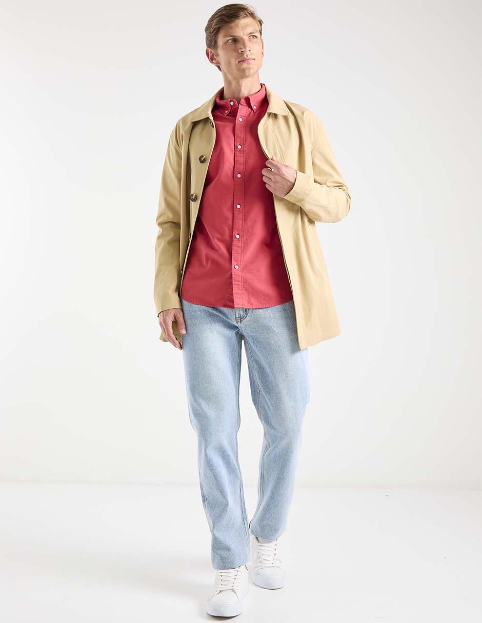 Camisa casual manga larga para hombre 3