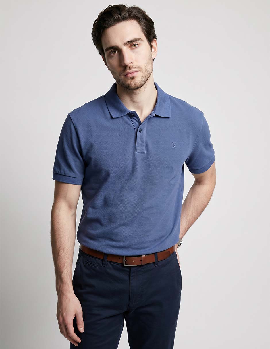 Playera cuello polo para hombre