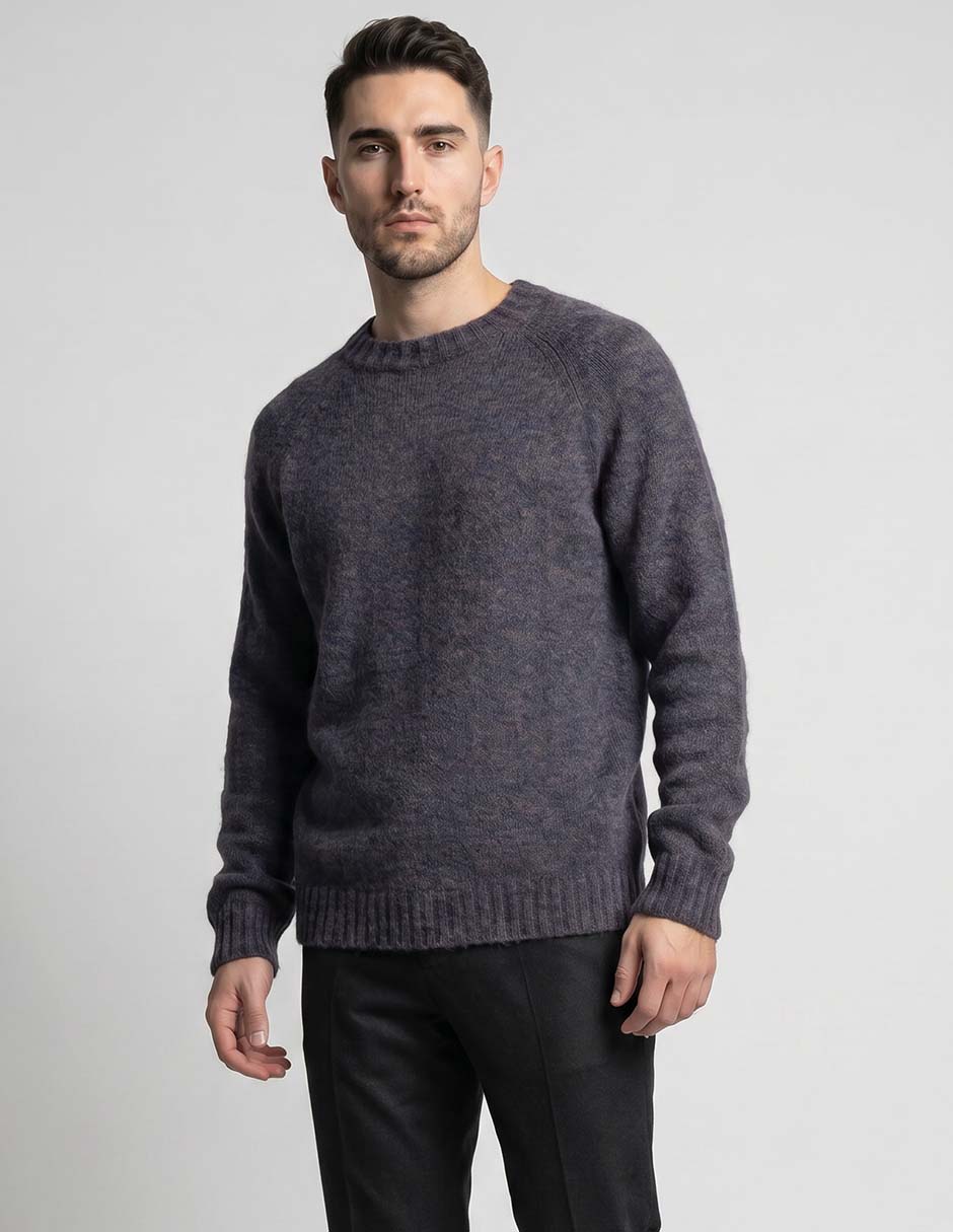Suéter cuello redondo para hombre Suéter cuello redondo para hombre