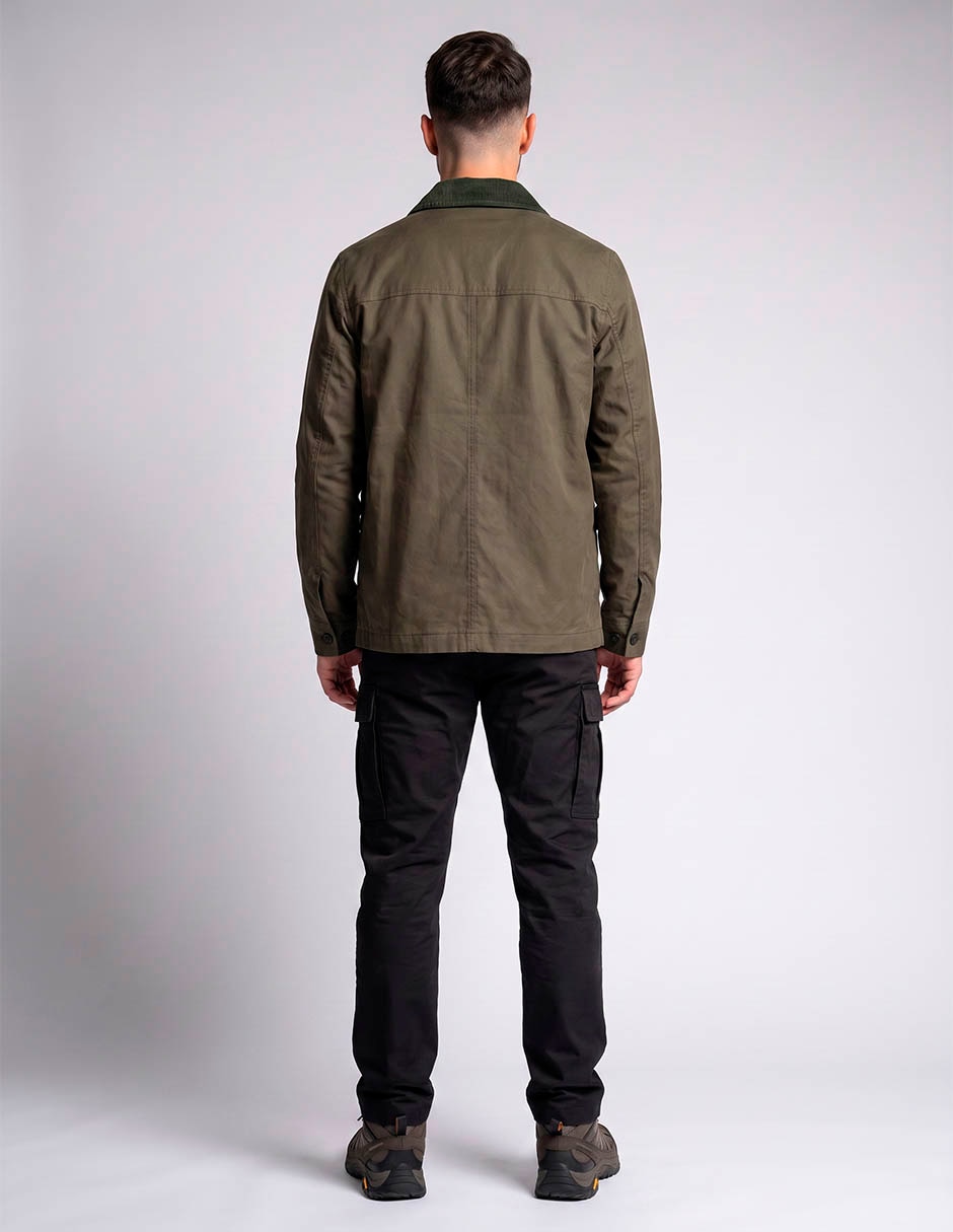 Chamarra casual con bolsillos para hombre 3