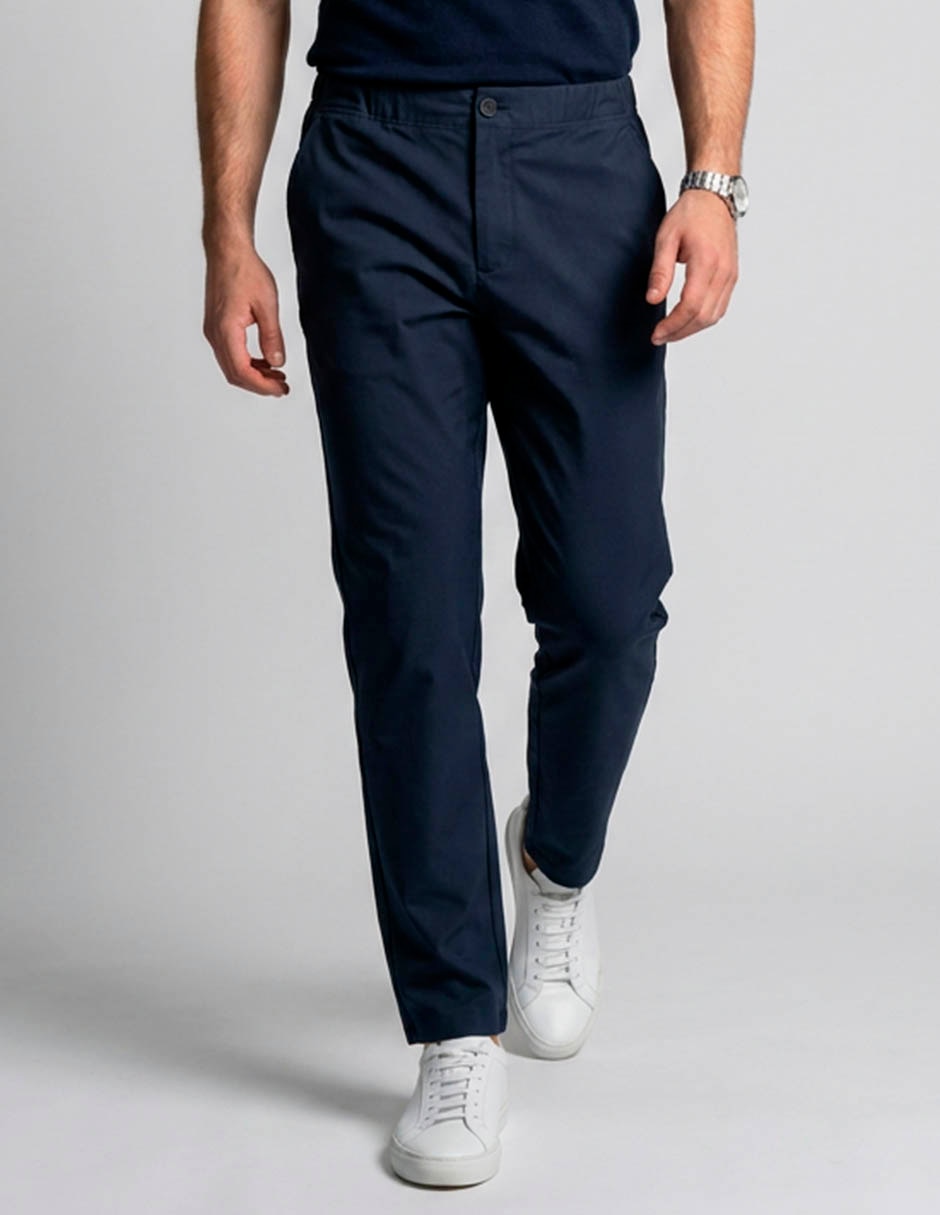 Pantalón casual chino slim de algodón para hombre Pantalón casual chino slim de algodón para hombre