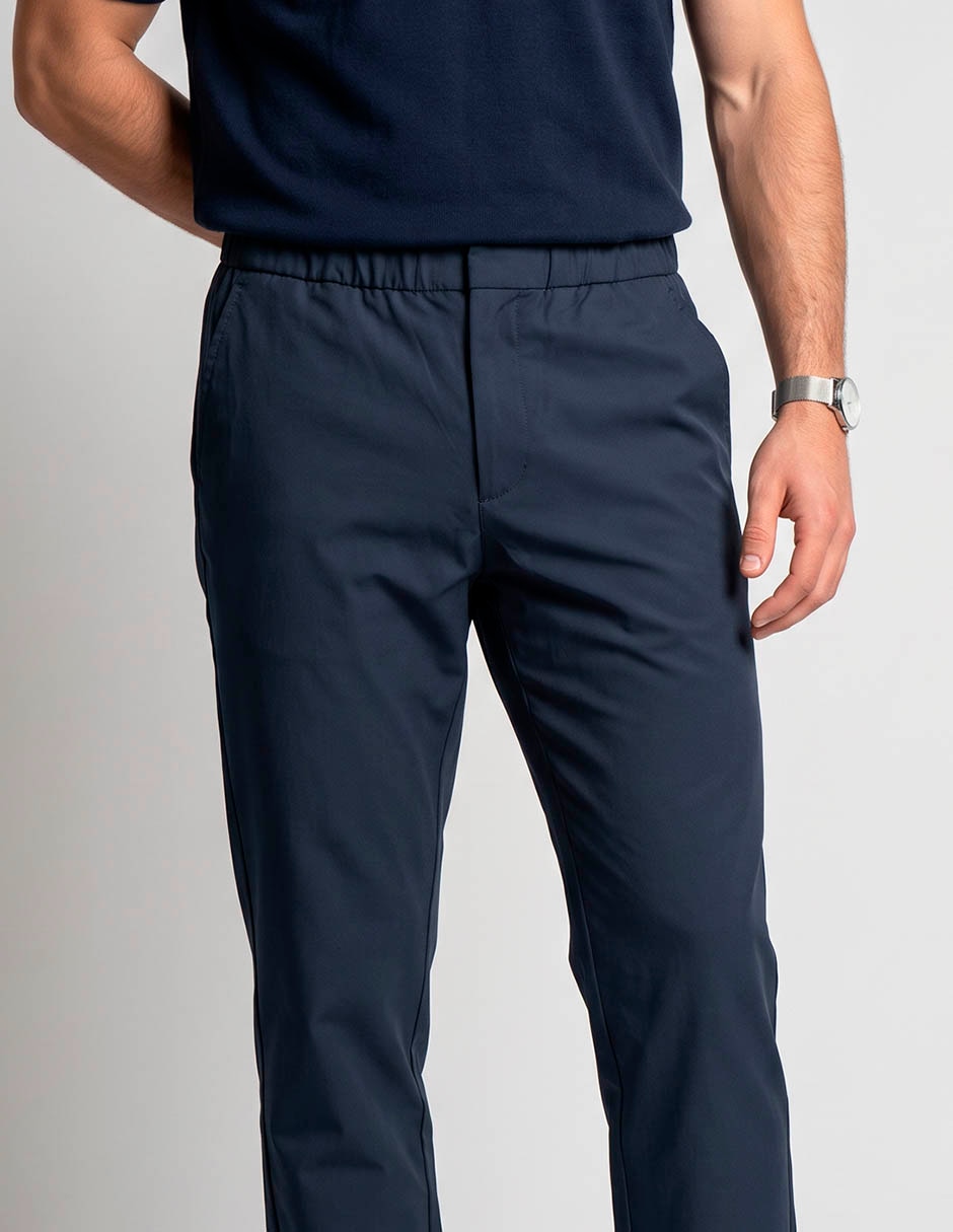 Pantalón casual chino slim de algodón para hombre 3
