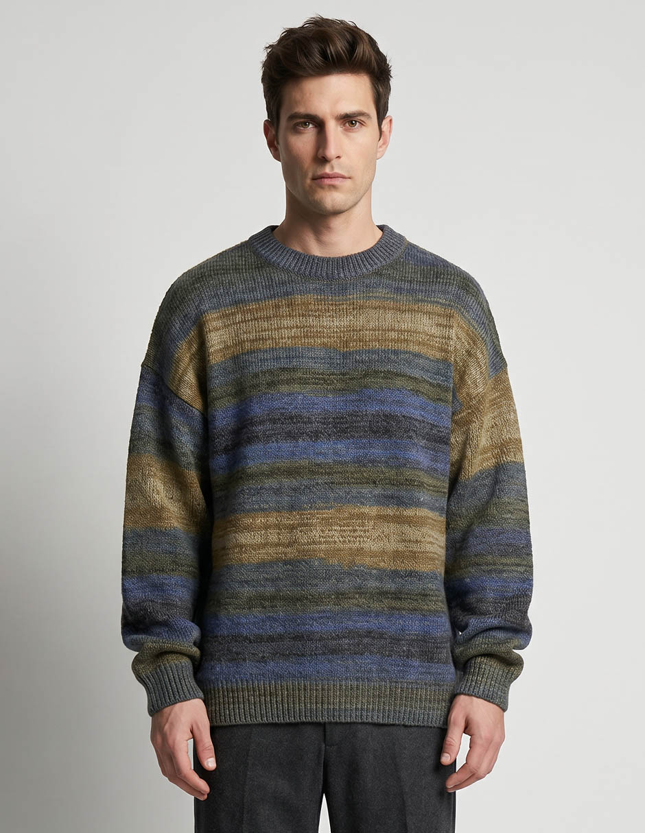 Suéter cuello redondo para hombre Suéter cuello redondo para hombre