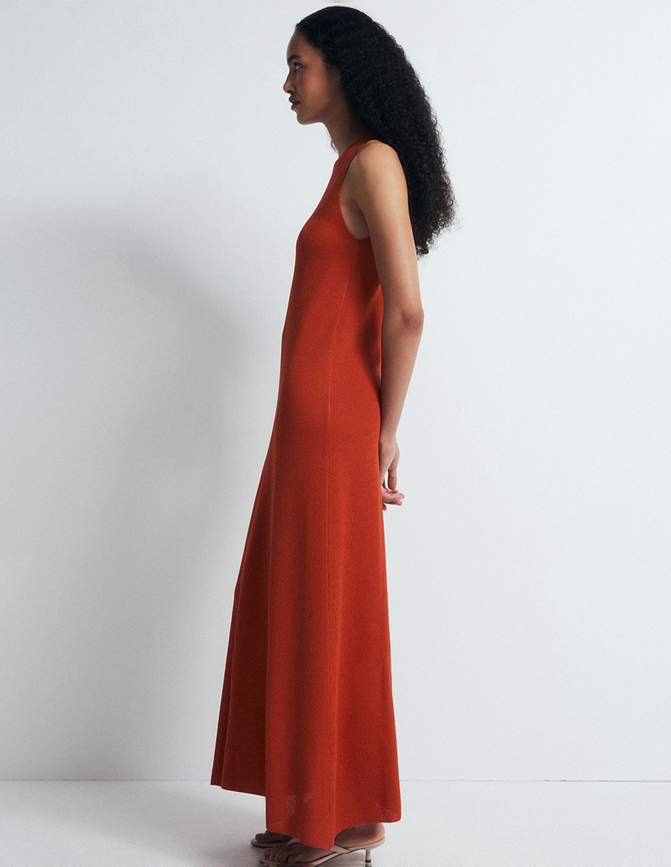 Vestido largo casual para mujer 4