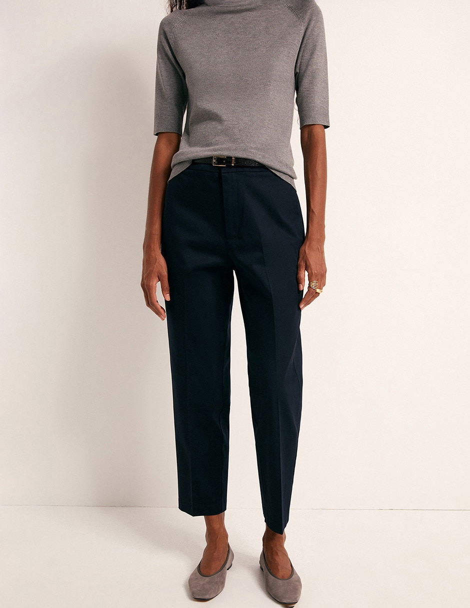 Pantalón de vestir recto para mujer 5