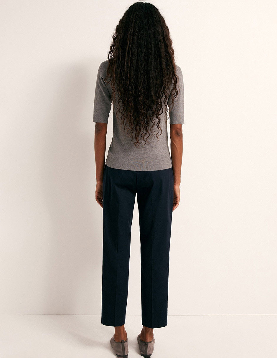 Pantalón de vestir recto para mujer 3