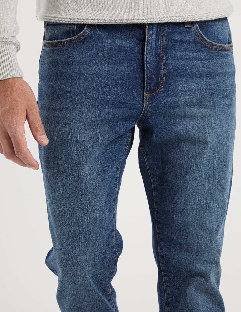 Jeans slim Joe's lavado medio para hombre 4