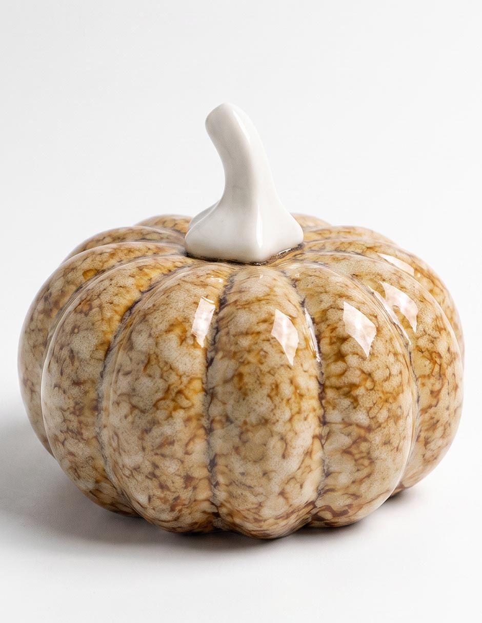 Figura de calabaza de cerámica 1