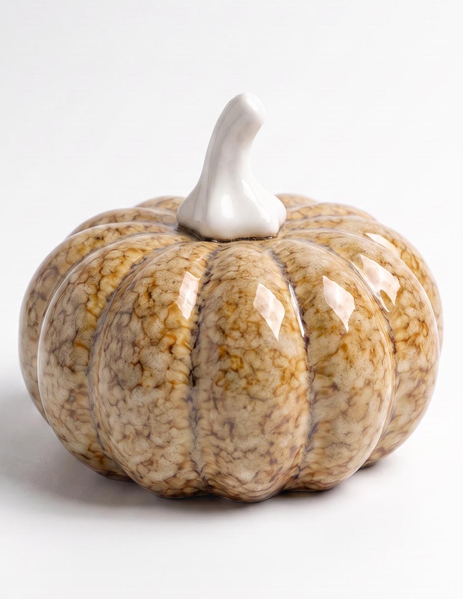 Figura de calabaza de cerámica 2