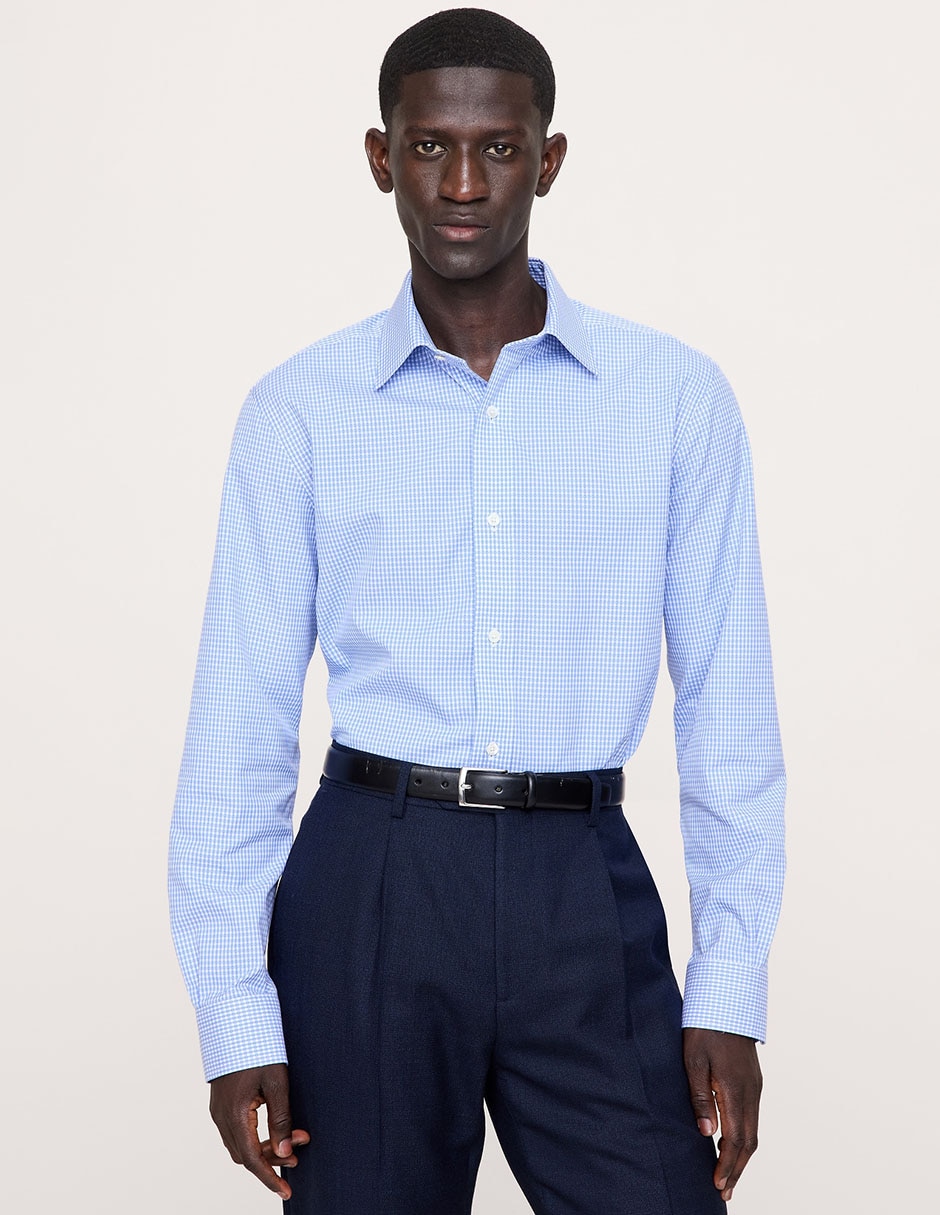 Camisa casual de algodón para hombre