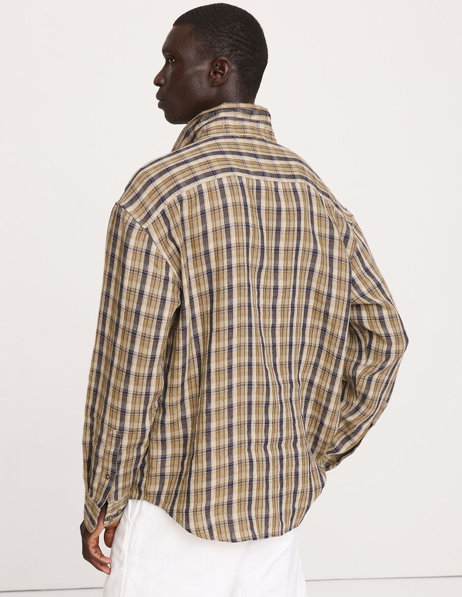 Camisa Regular Fit Para Hombre