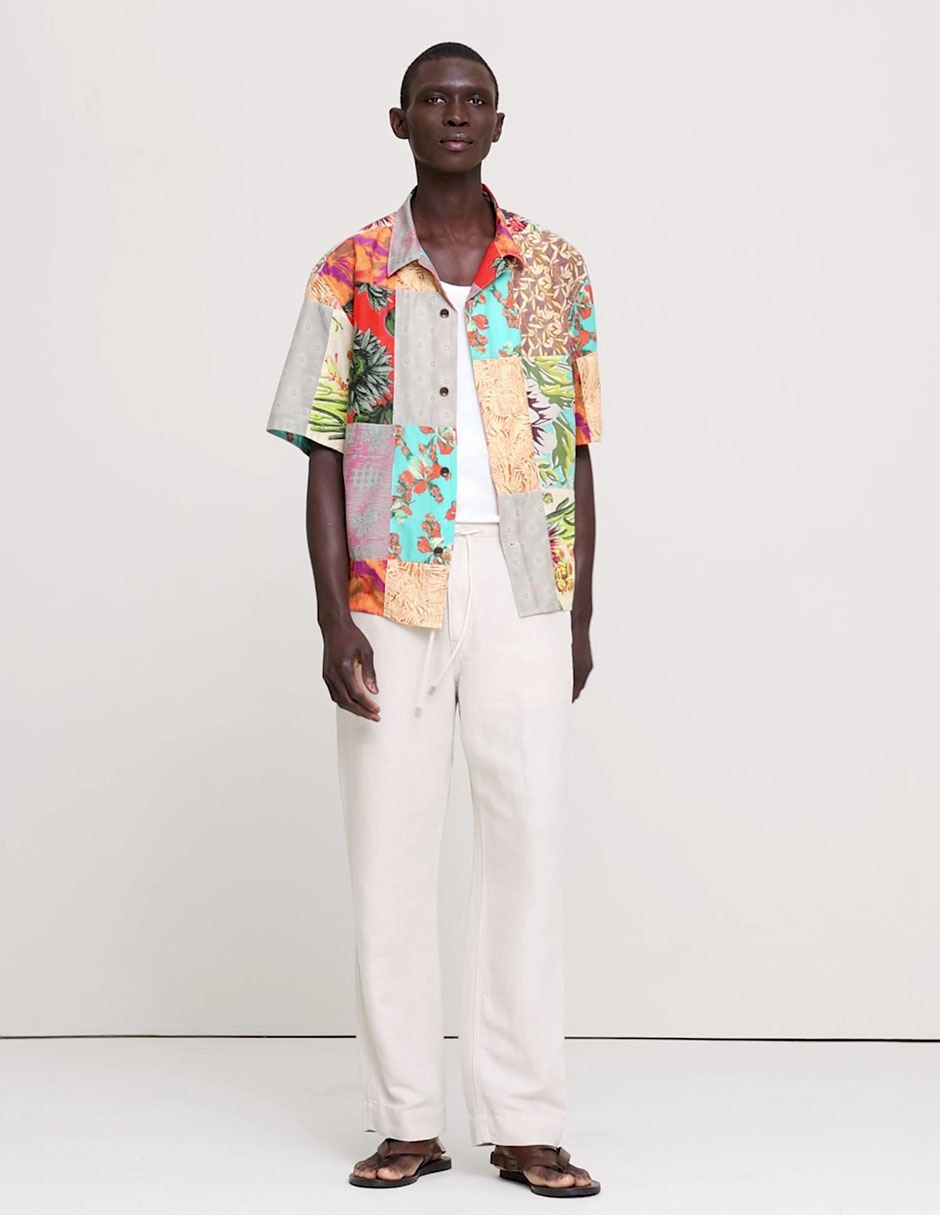 Camisa manga al codo para hombre 6