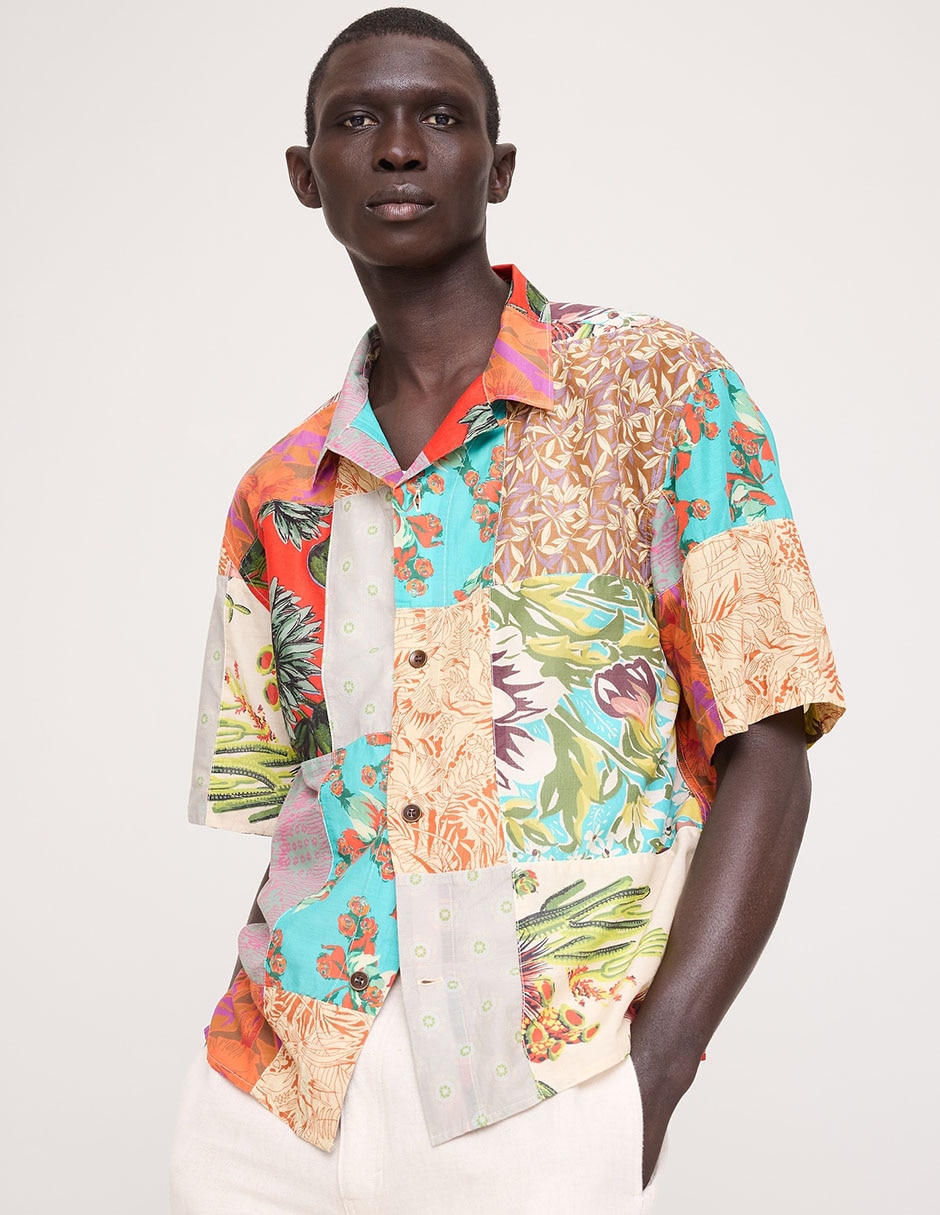 Camisa manga al codo para hombre Camisa manga al codo para hombre