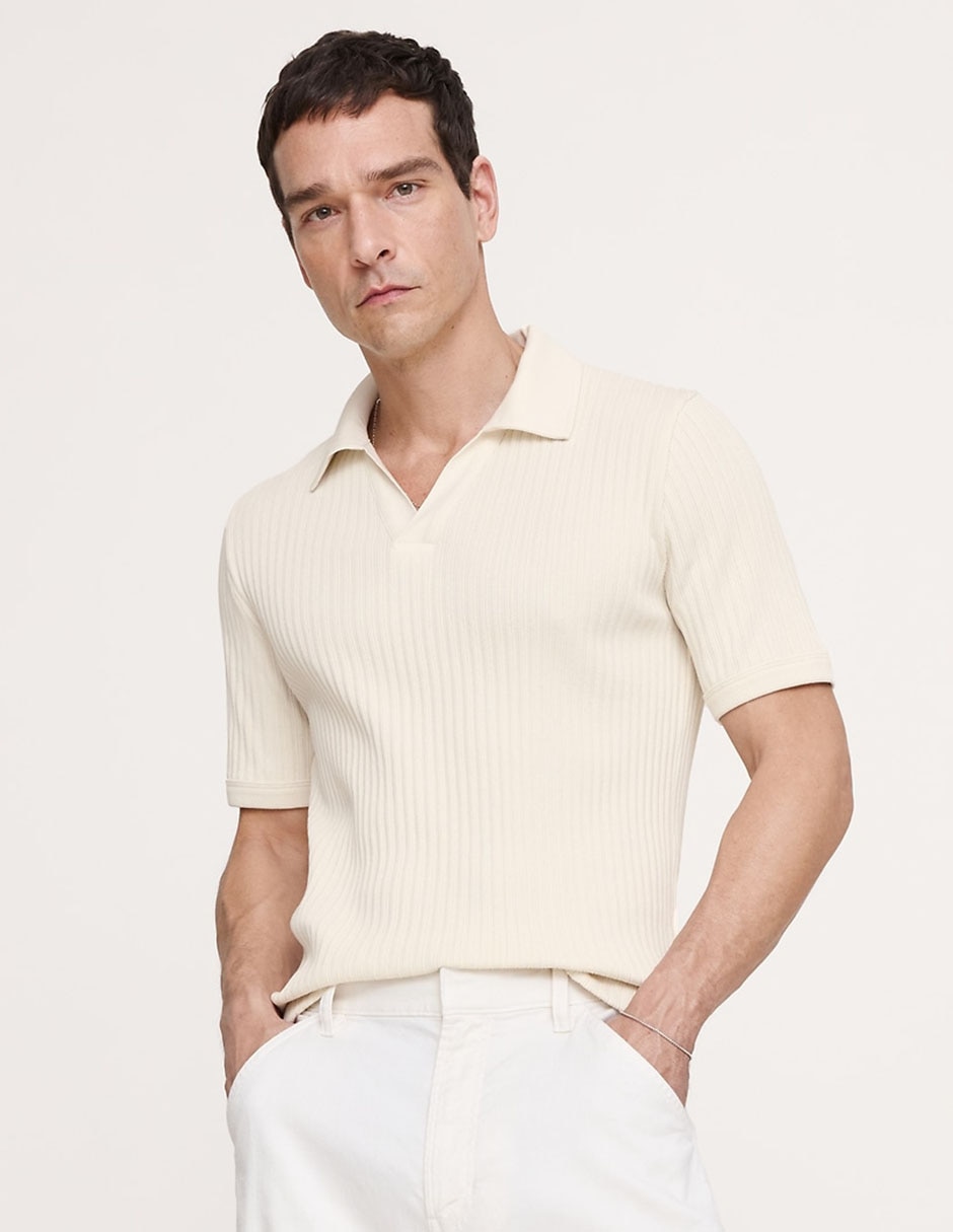Playera tipo polo para hombre