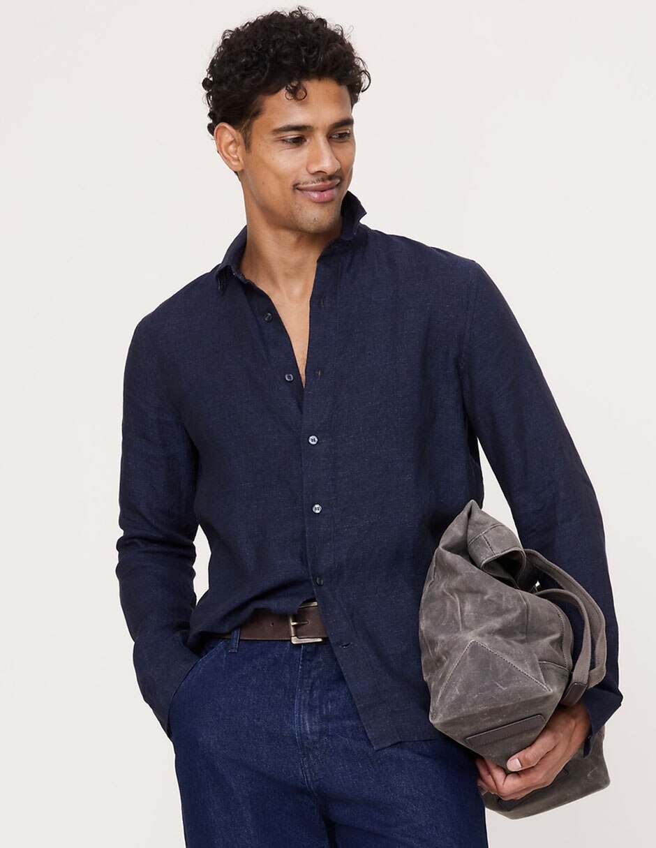 CAMISA BANANA 000893183 REGULAR FIT LIN CAMISA BANANA 000893183 REGULAR FIT LIN