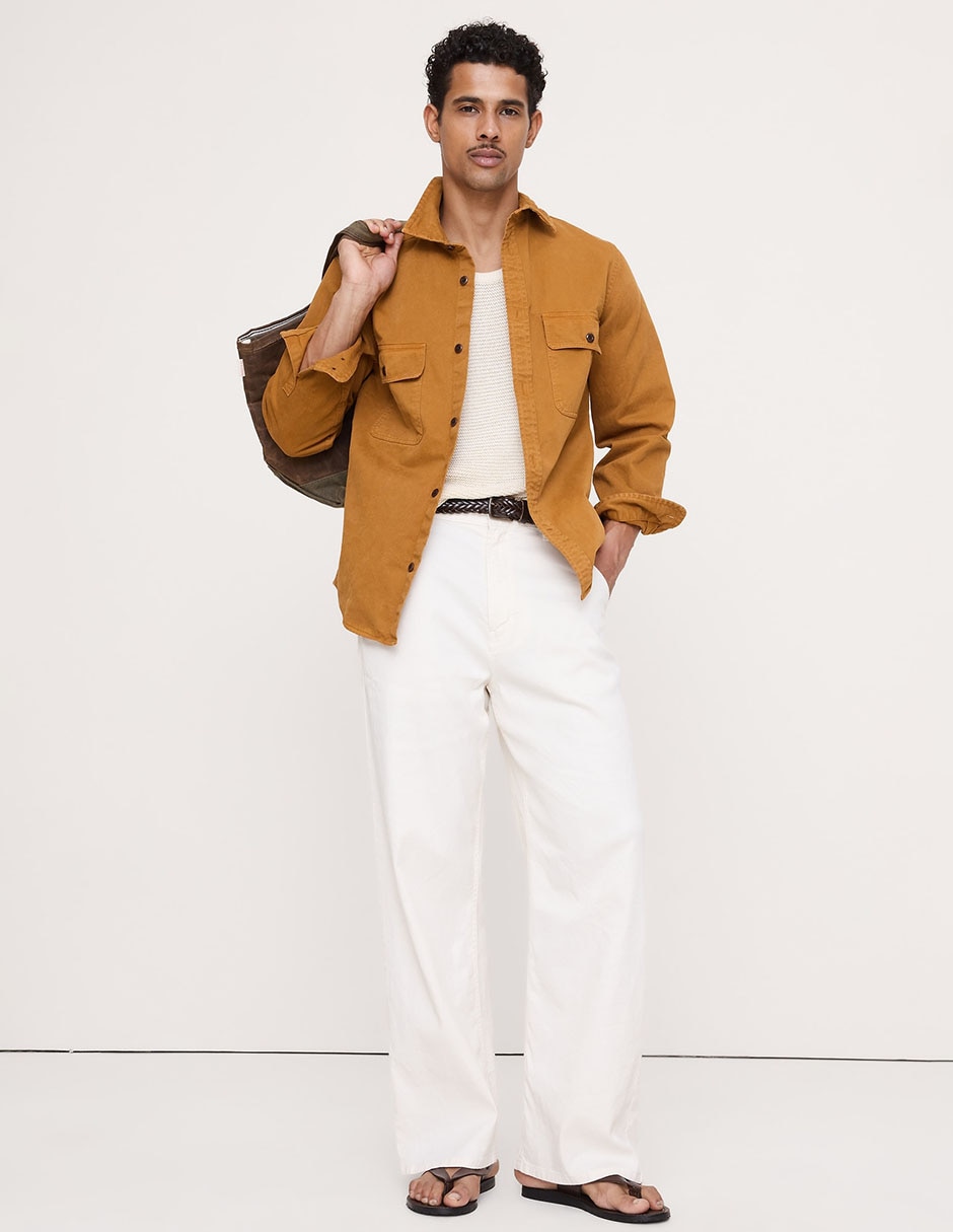 Chamarra casual con bolsillos para hombre 4