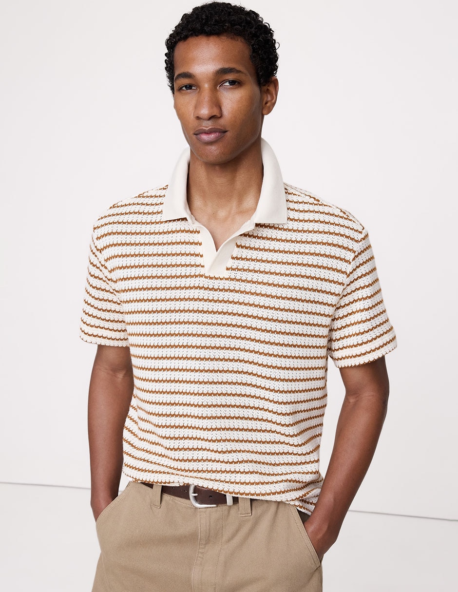 Playera tipo polo para hombre