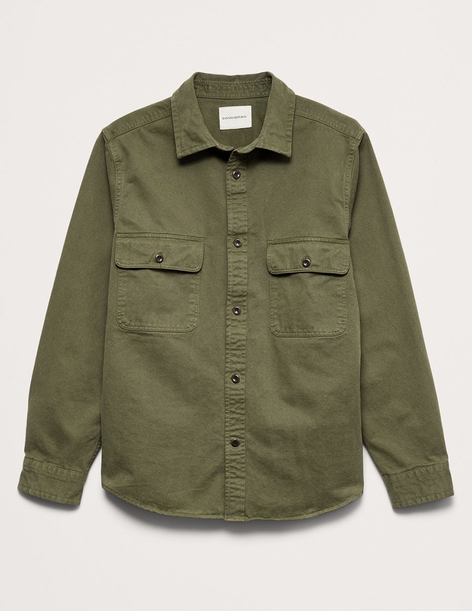 Chamarra casual con bolsillos para hombre