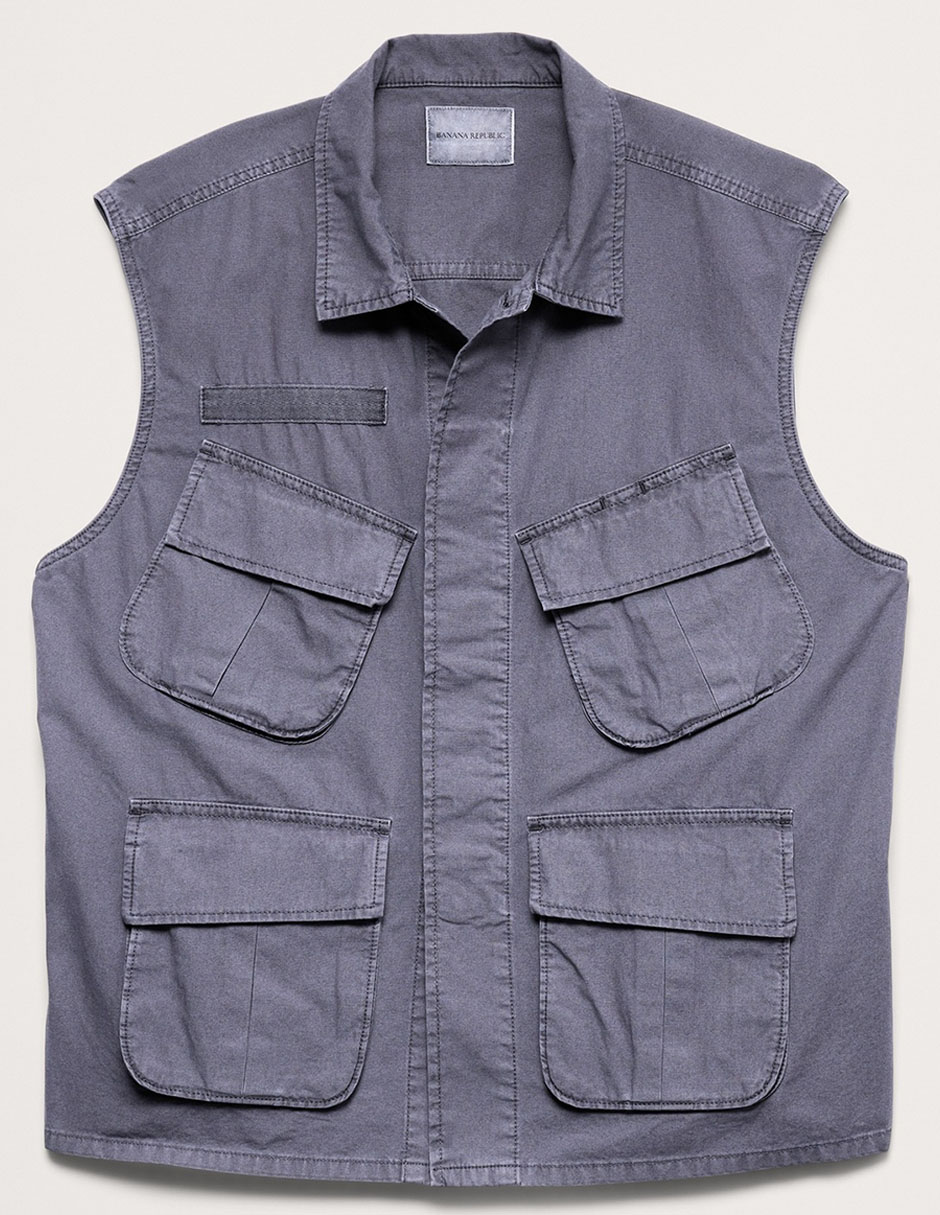 Chaleco con bolsillos para hombre 4