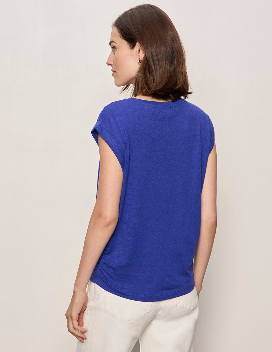 Playera manga corta cuello redondo para mujer 3