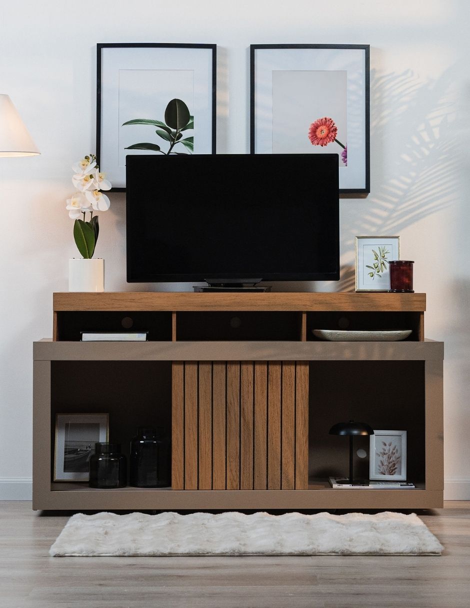 Mueble de tv armable vitoria de madera