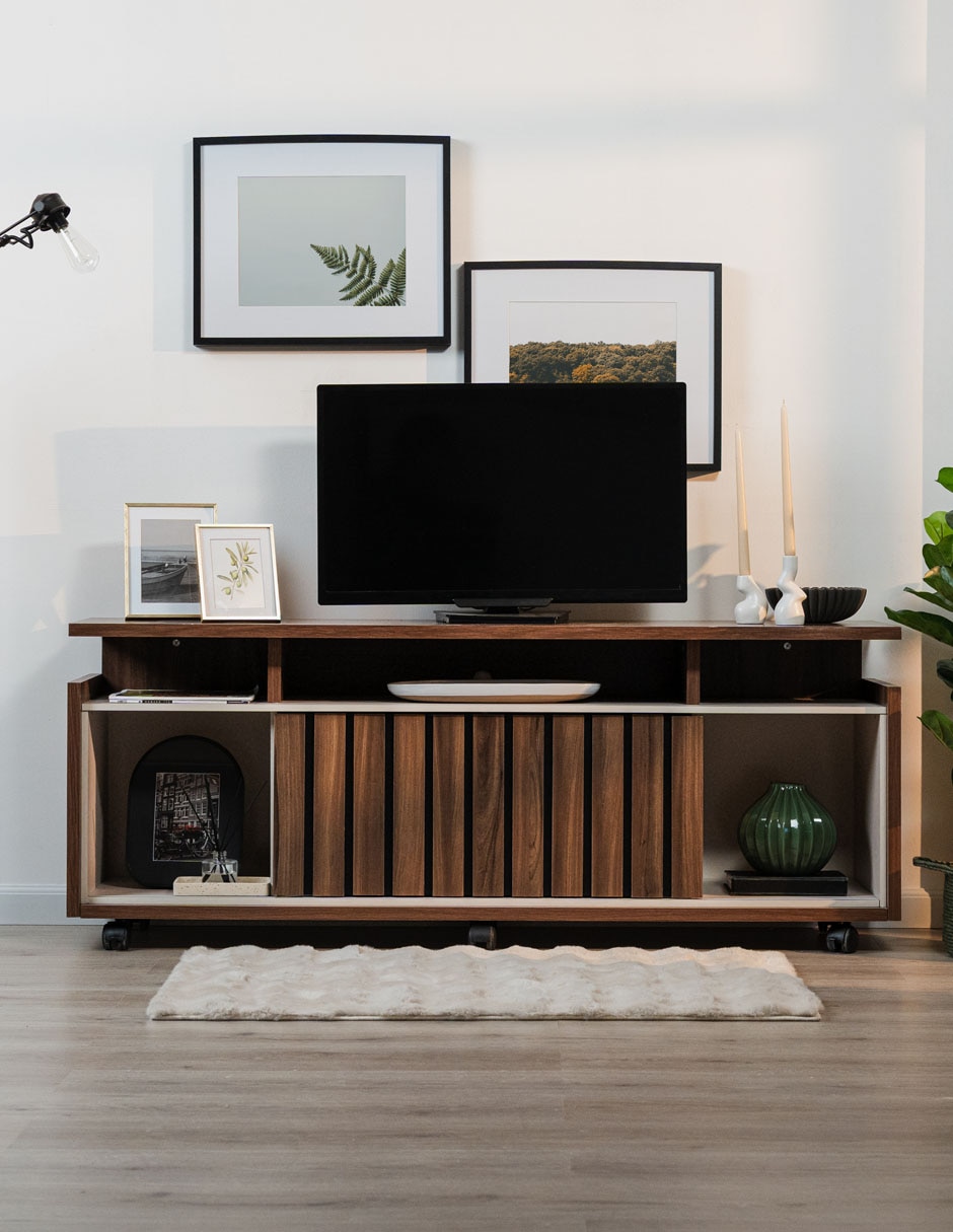Mueble de tv armable belo de madera 2