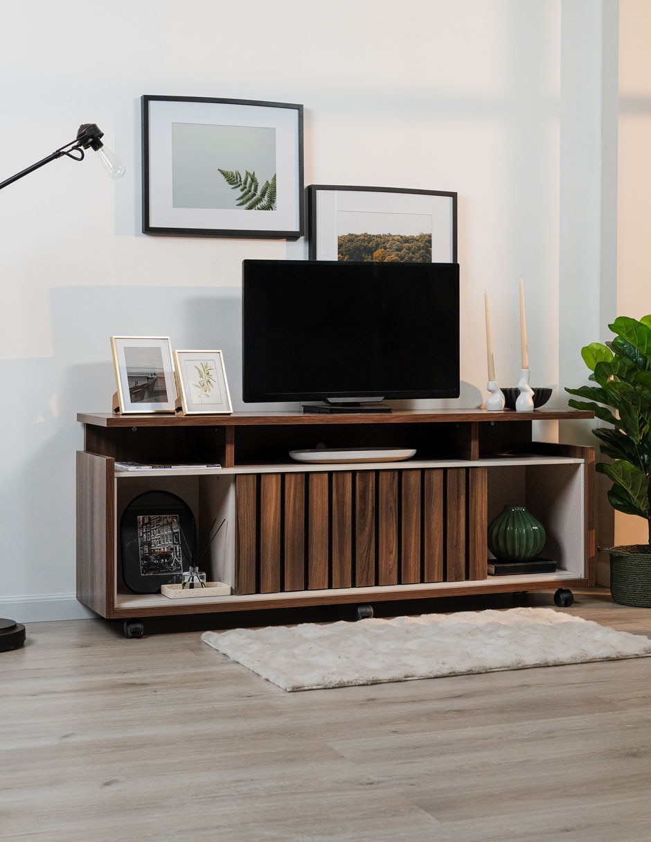 Mueble de tv armable belo de madera 6