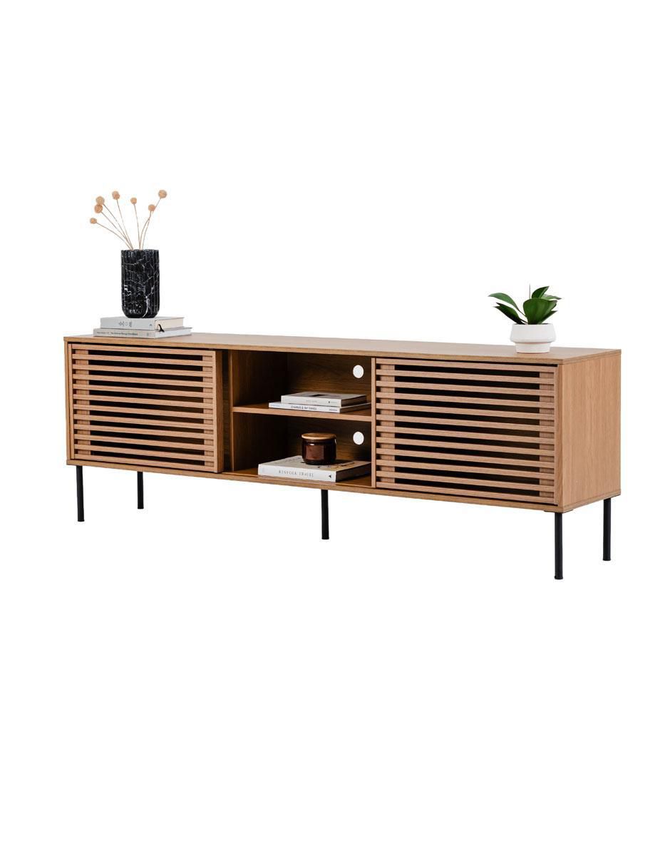 Mueble de tv armable marilia de madera 12