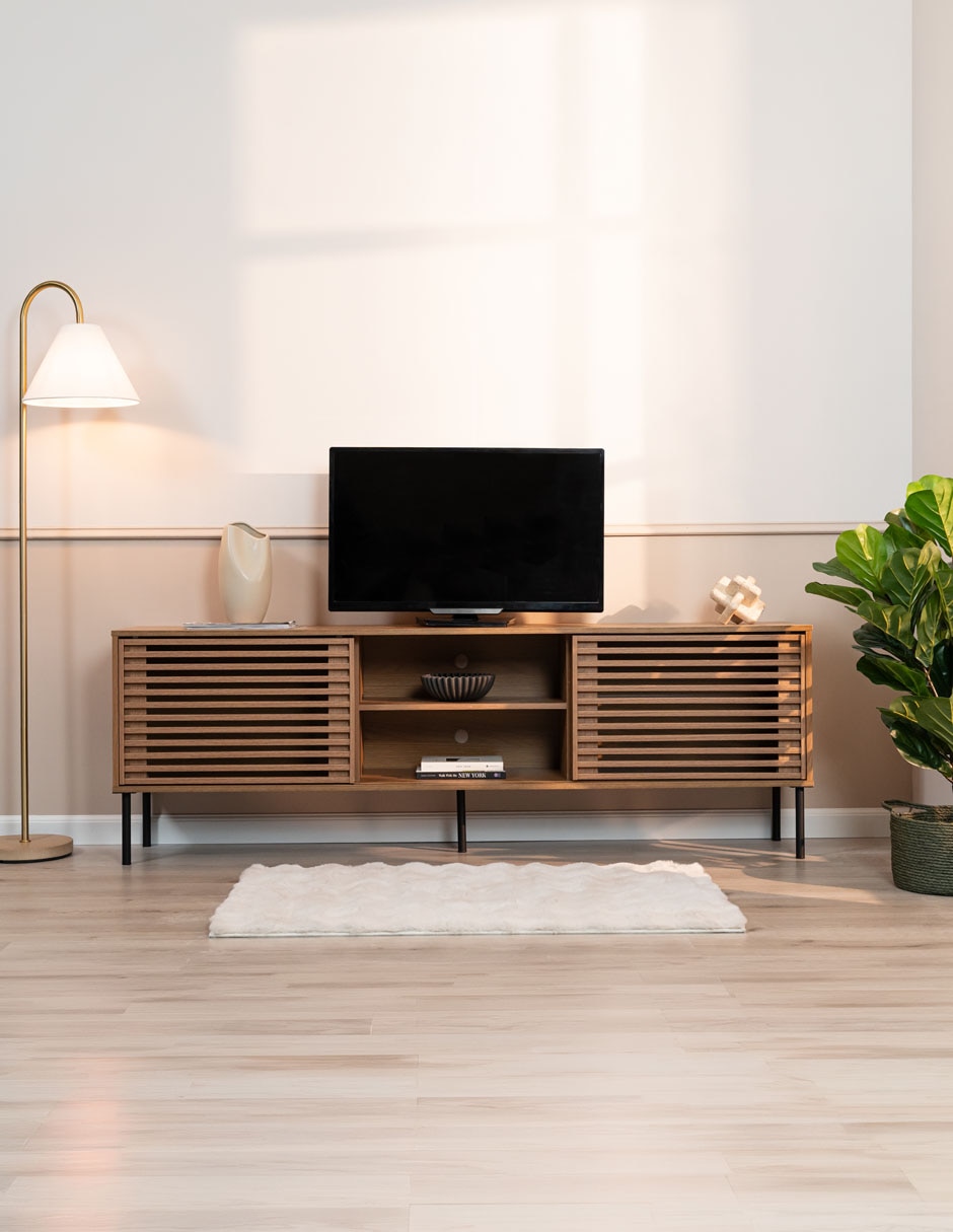 Mueble de tv armable marilia de madera 4