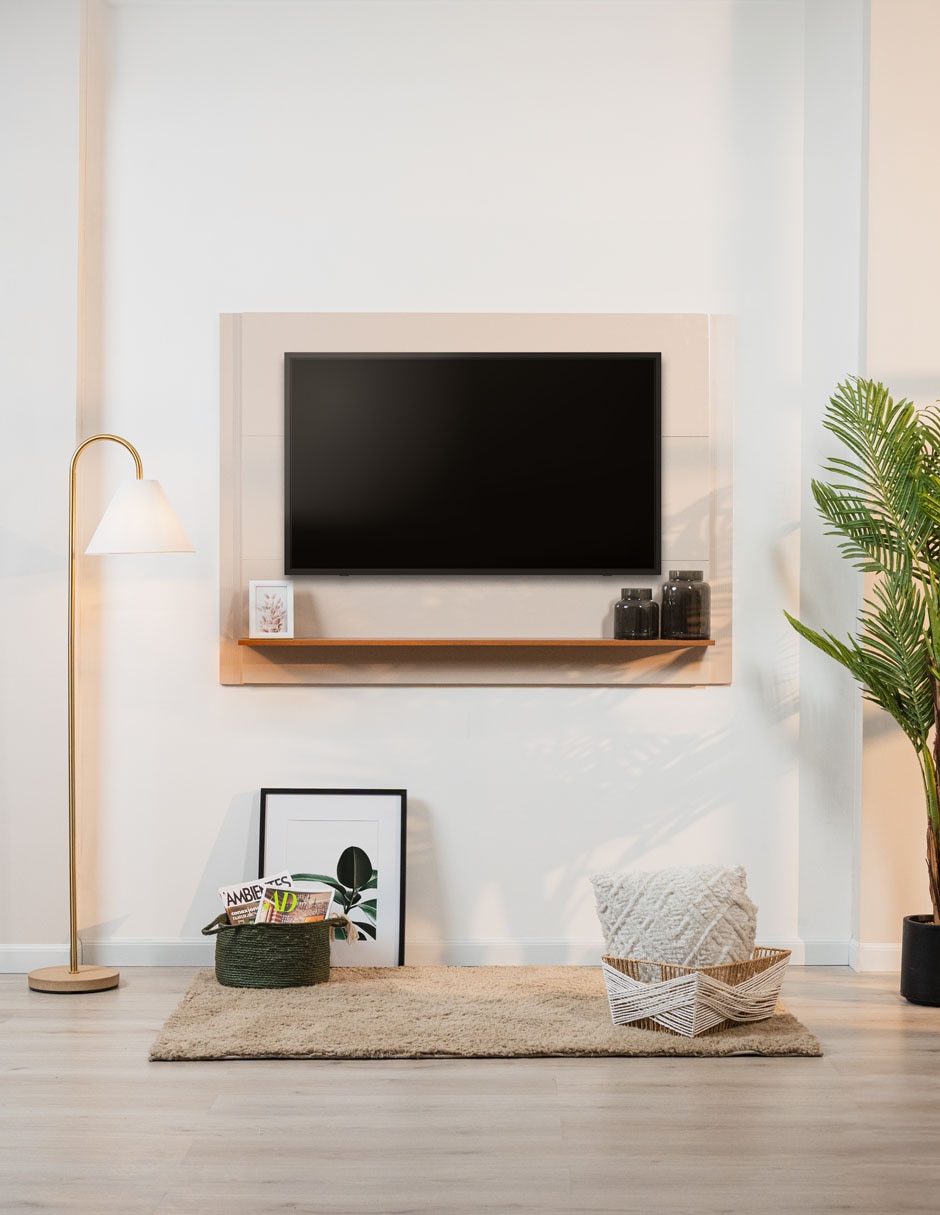 Mueble flotante para tv armable cascavel de madera 2