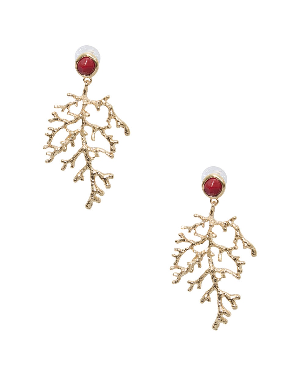 Aretes largos acabado brillante