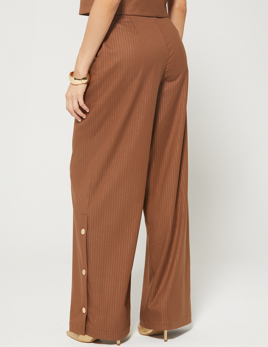 Pantalón relaxed palazzo para mujer 5