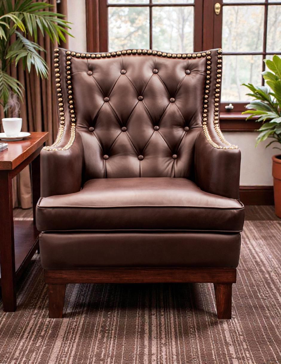 Sillón York de piel 6
