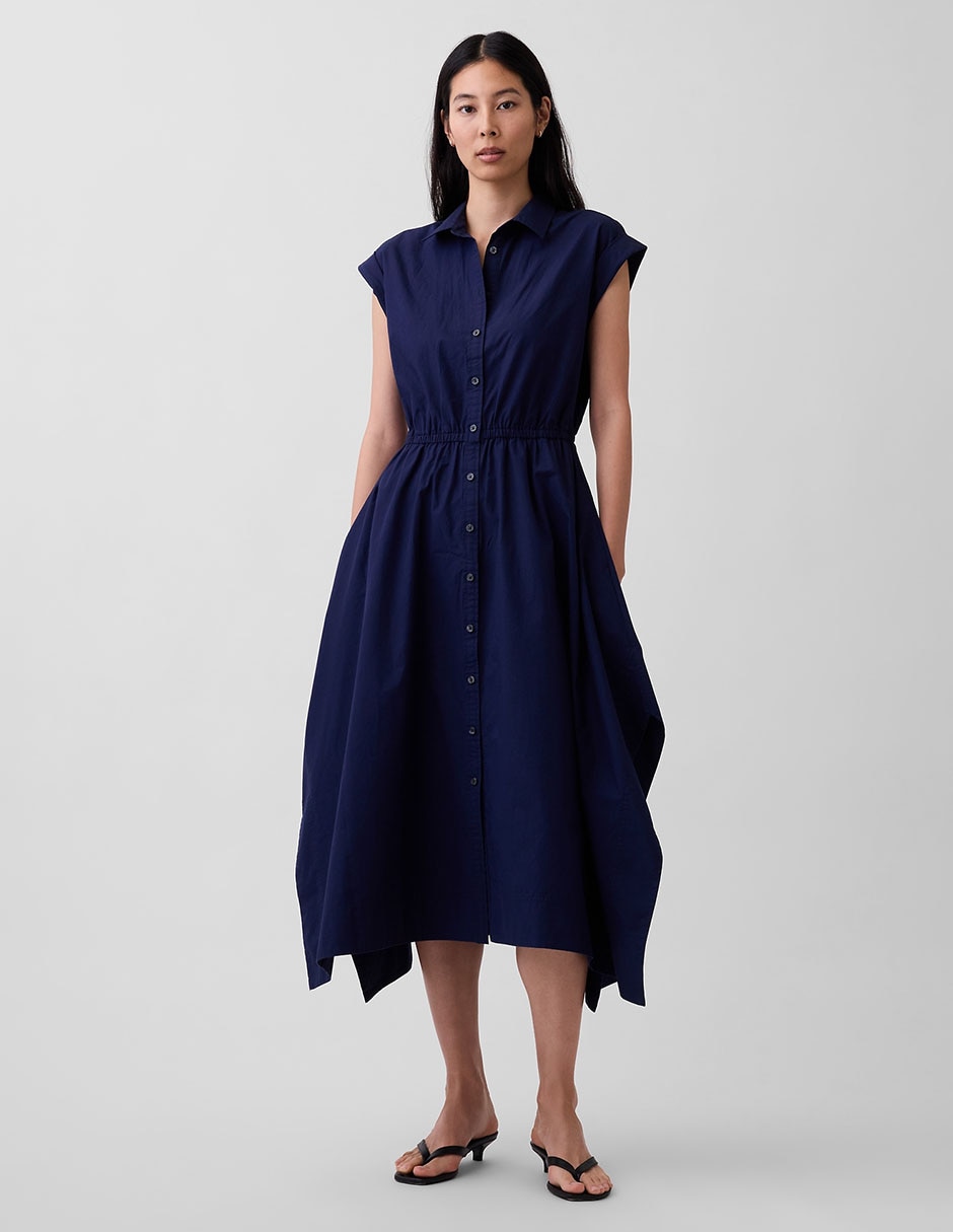 VESTIDO GAP 891126 MEZCLA MATERIALES S/