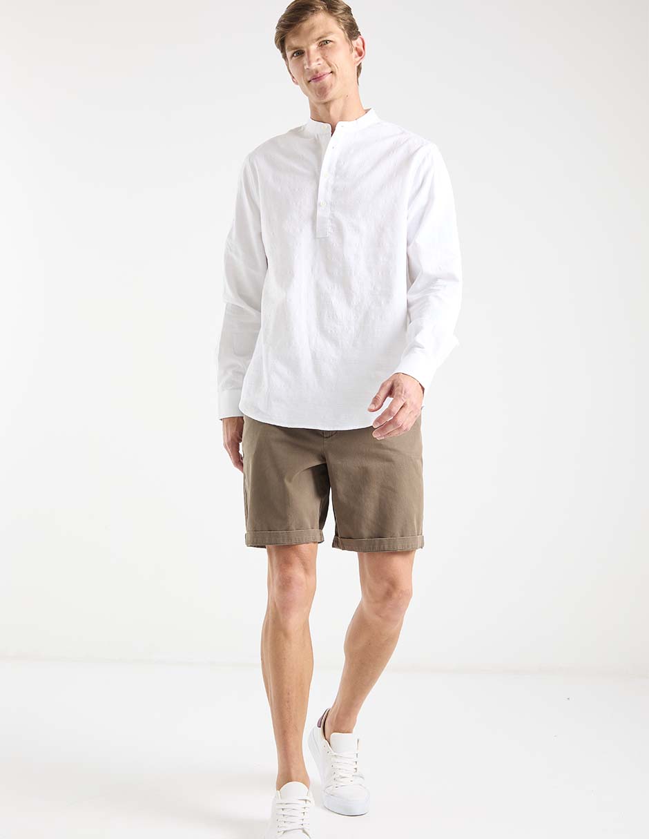 Bermuda de algodón para hombre 4
