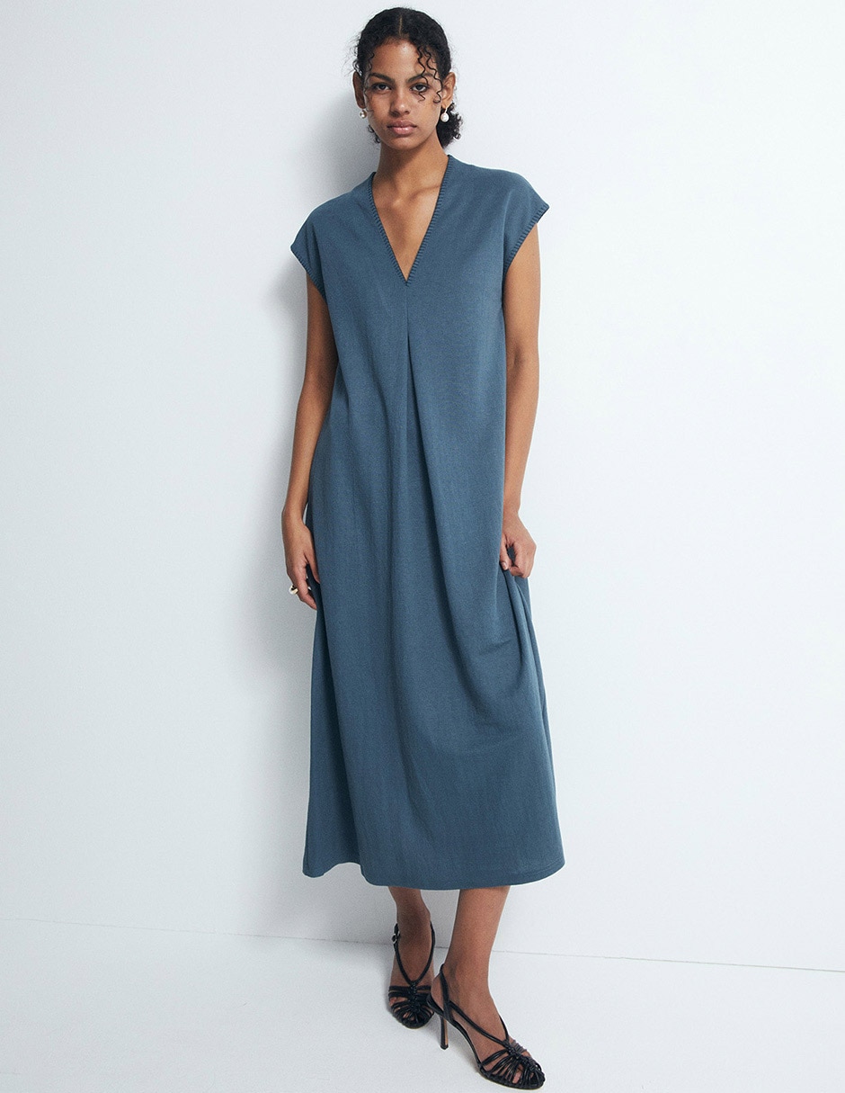 Vestido midi casual para mujer 1