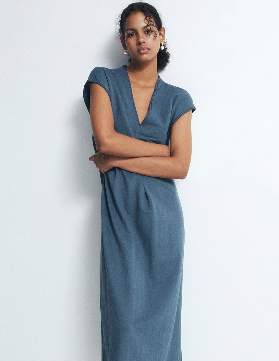 Vestido midi casual para mujer 5