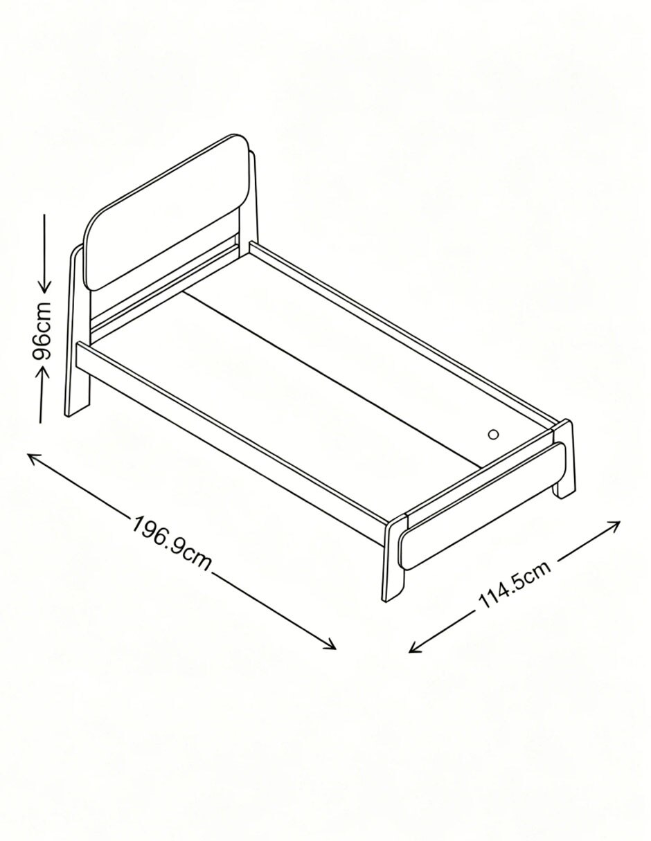 Cama rex de madera 7