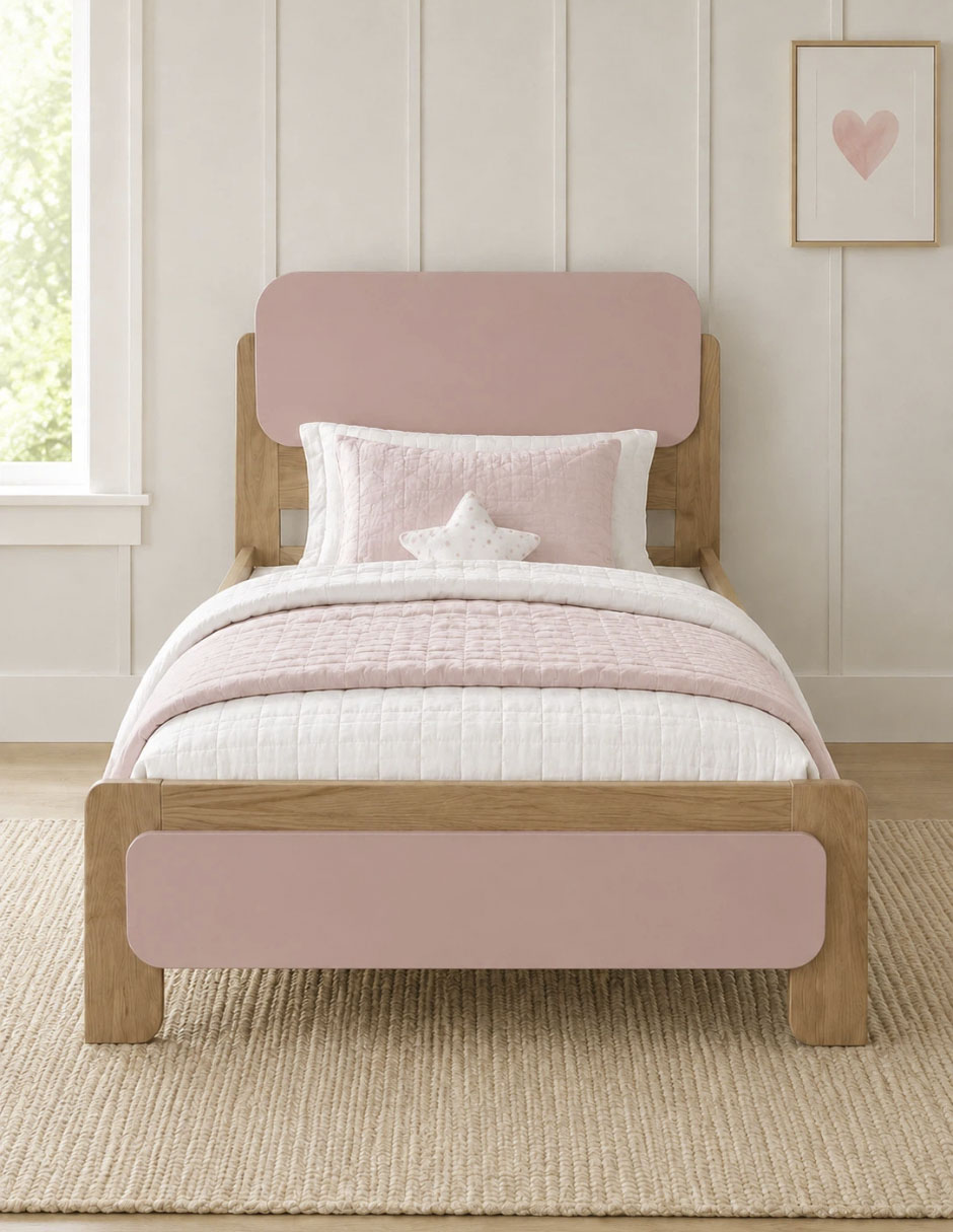 Cama rex re de madera