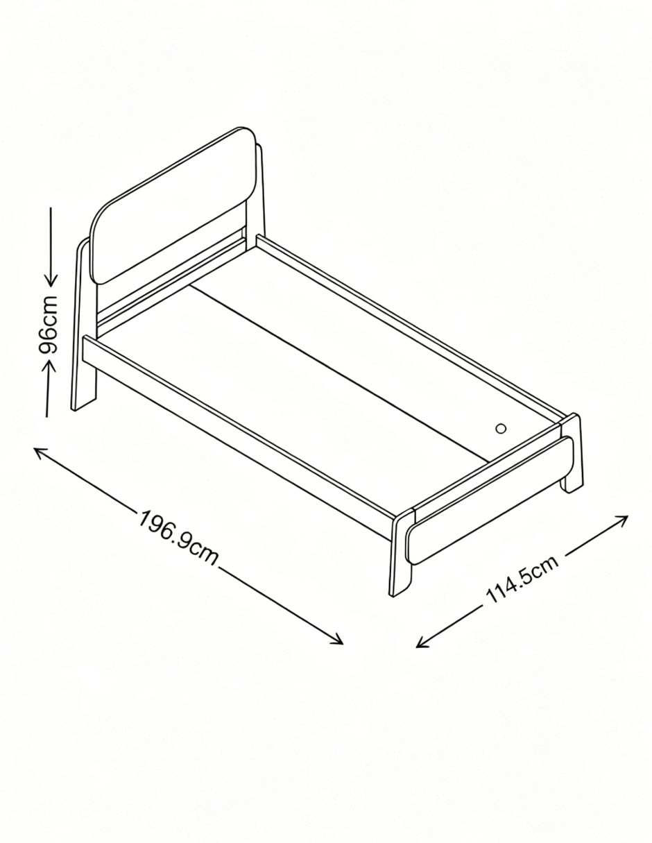Cama rex re de madera 8