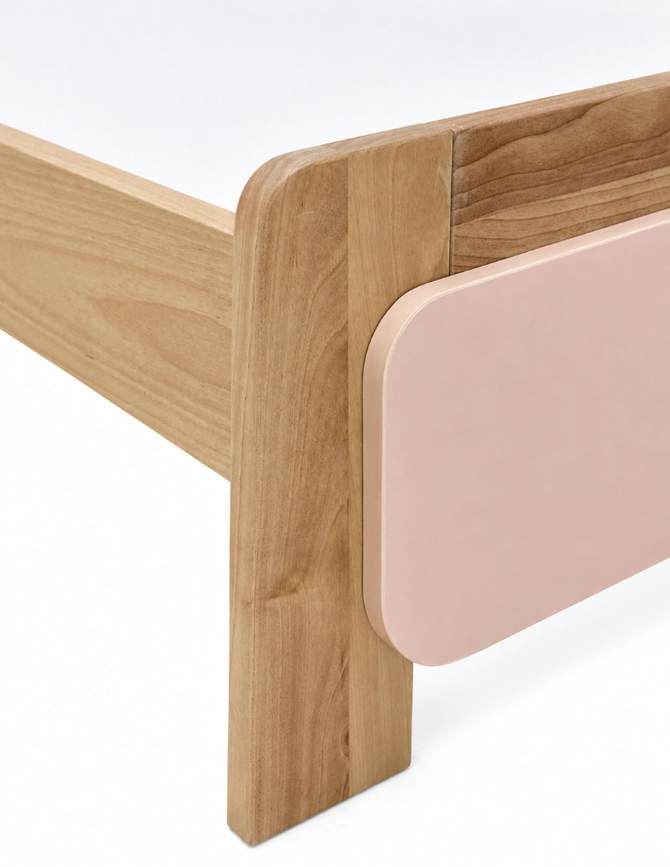 Cama rex re de madera 2