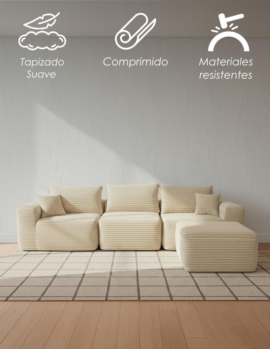 Sala modular Catania de chenille 6