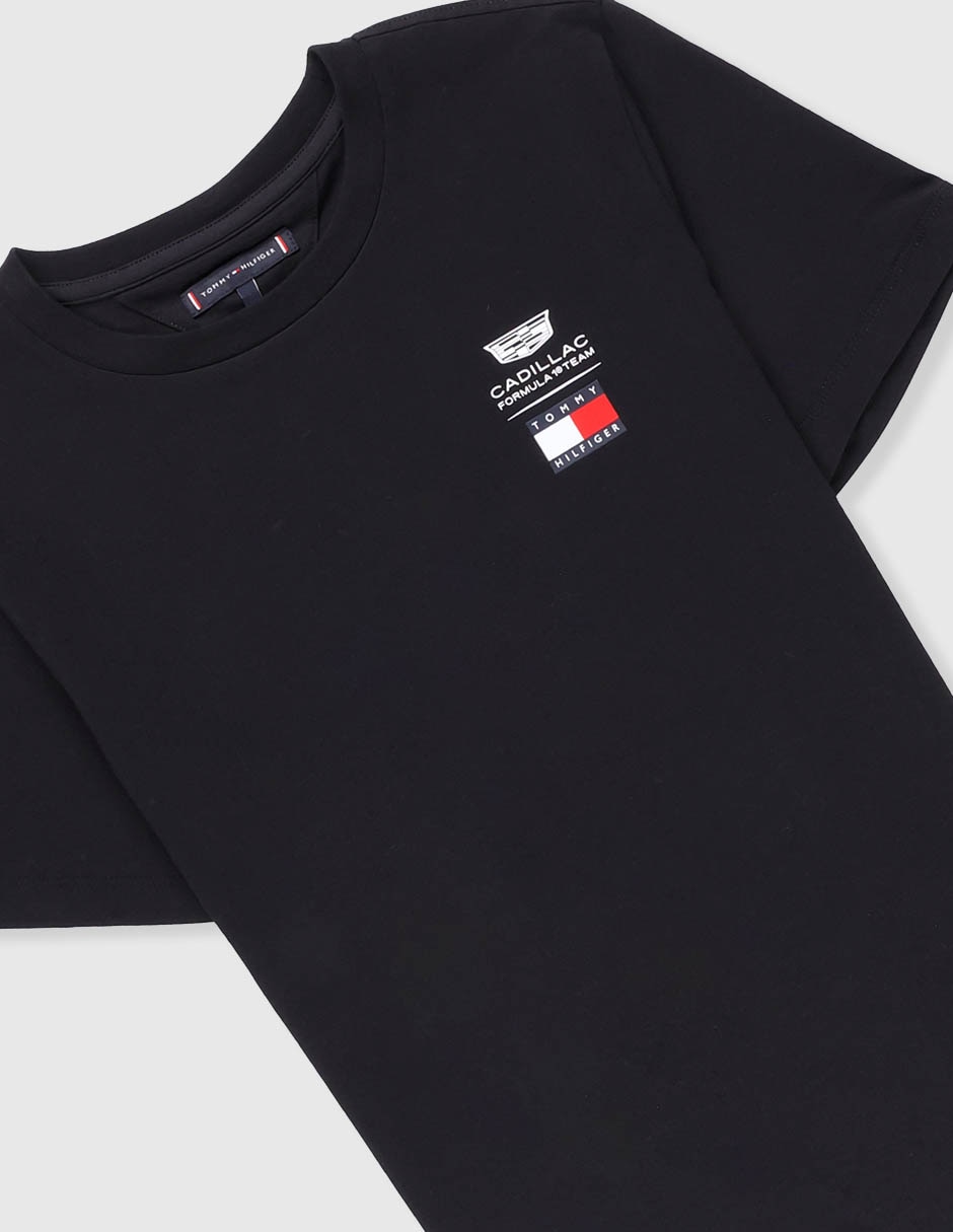 Playera Tommy Hilfiger Fórmula 1 Cadillac F1 Co Branded manga corta para niño 4