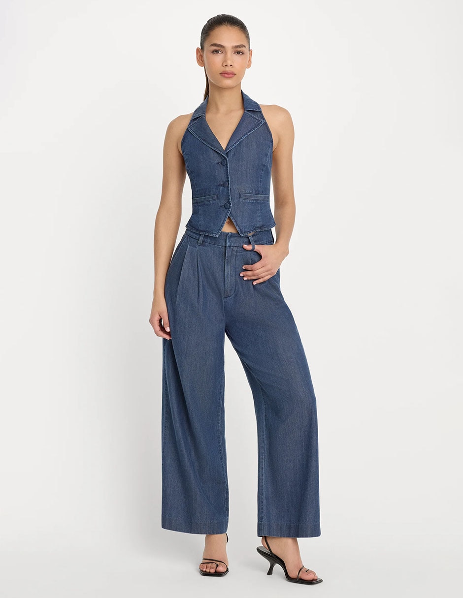 Pantalón coulotte straight para mujer 2
