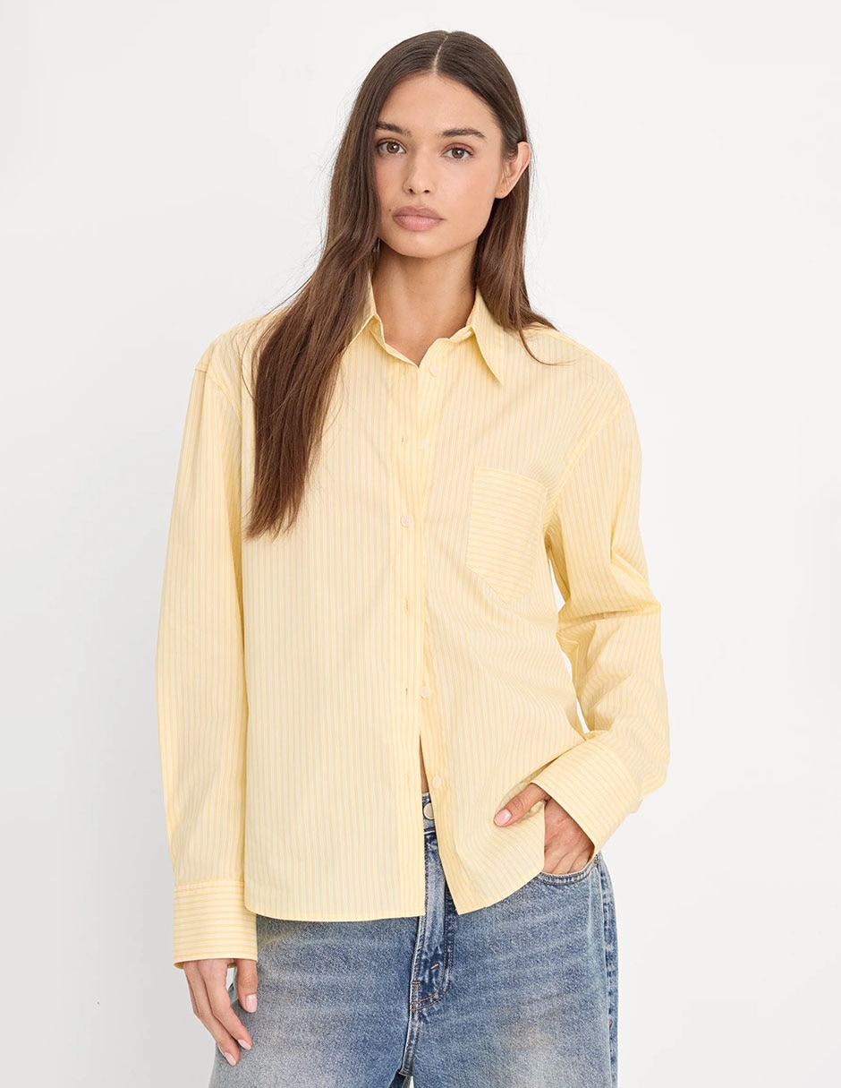 Camisa manga larga para mujer