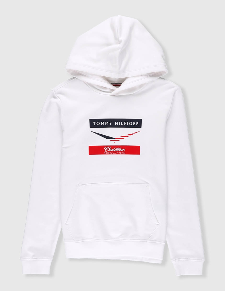 Sudadera Tommy Hilfiger Cadillac F1 Chevron Fórmula 1 para niño