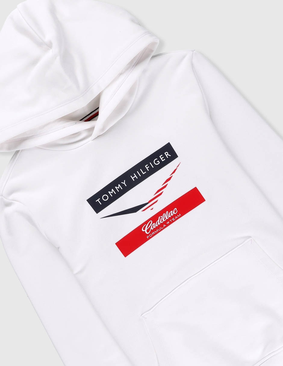 Sudadera Tommy Hilfiger Cadillac F1 Chevron Fórmula 1 para niño 4