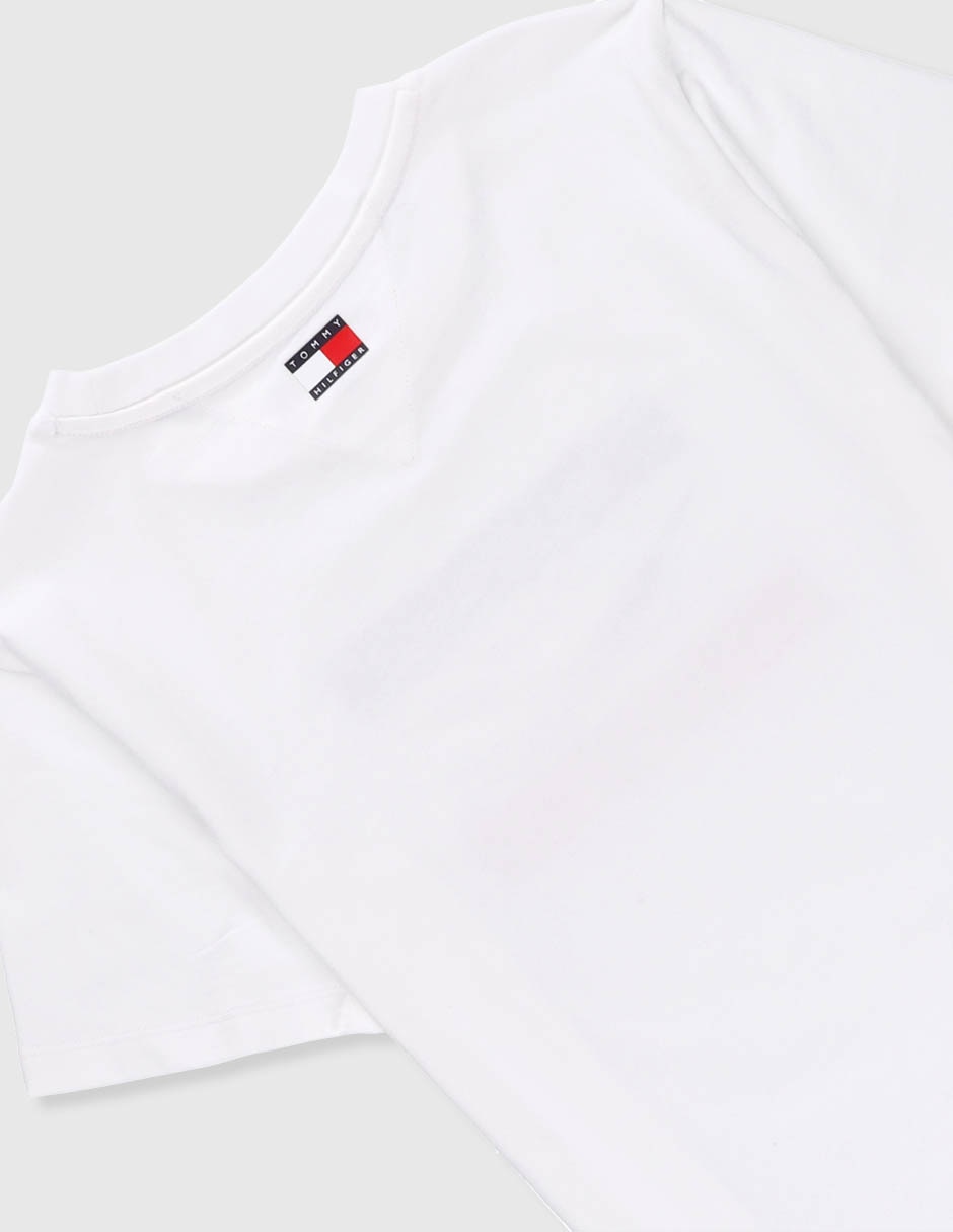 Playera Tommy Hilfiger Fórmula 1 Cadillac F1 Chevron manga corta para niño 4
