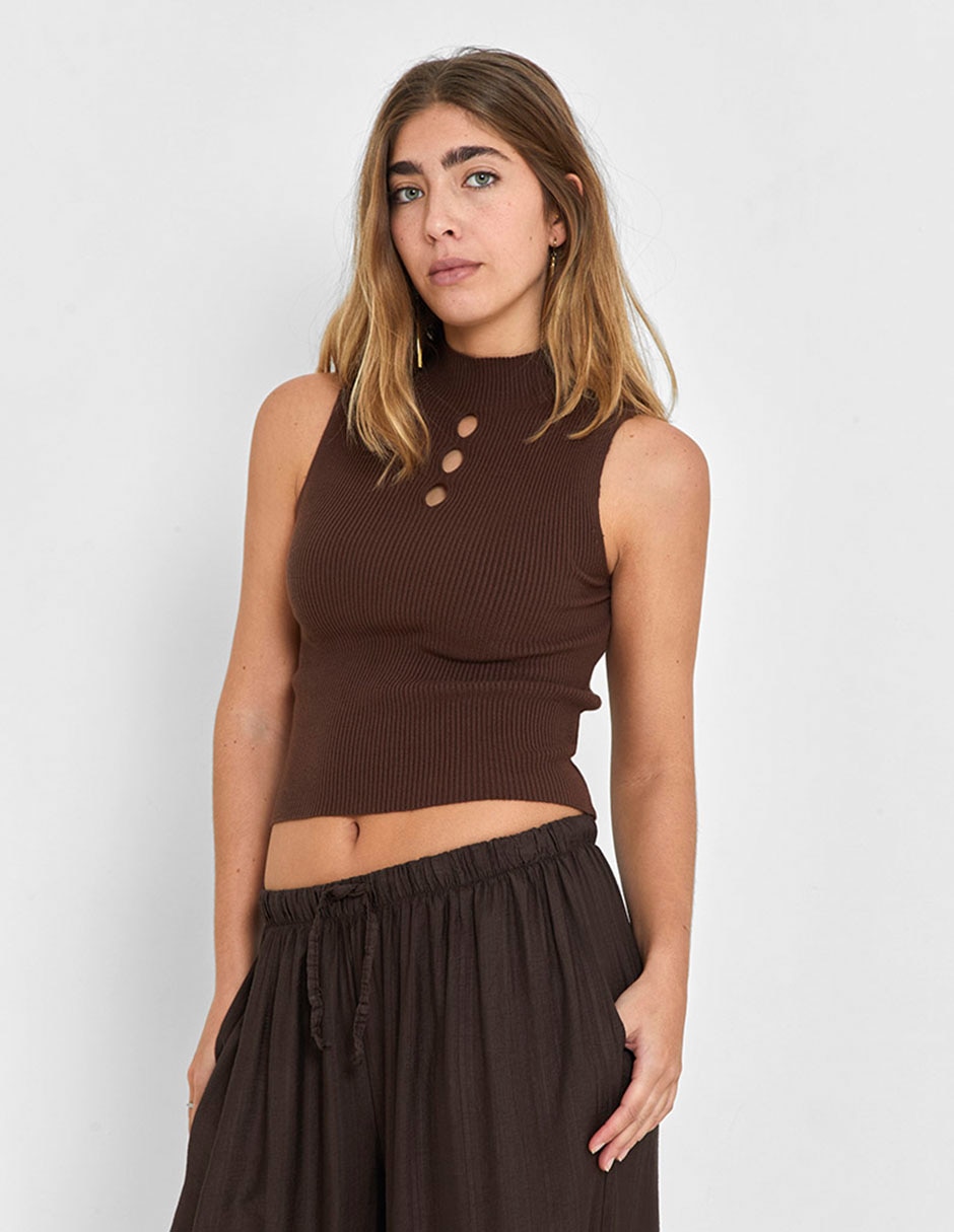 Suéter cuello redondo para mujer 3