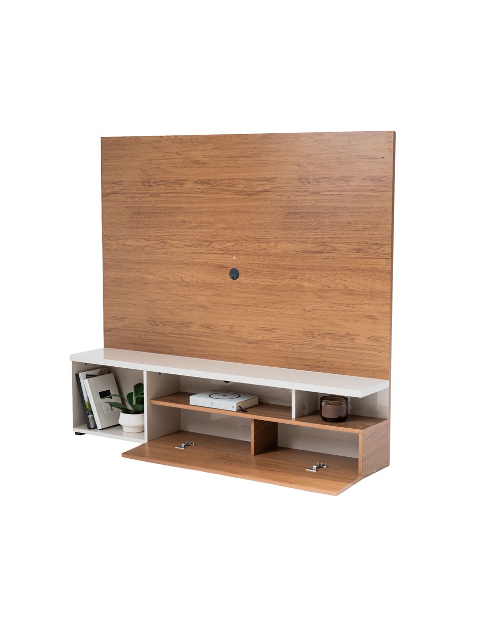 Mueble flotante para tv armable santos de madera
